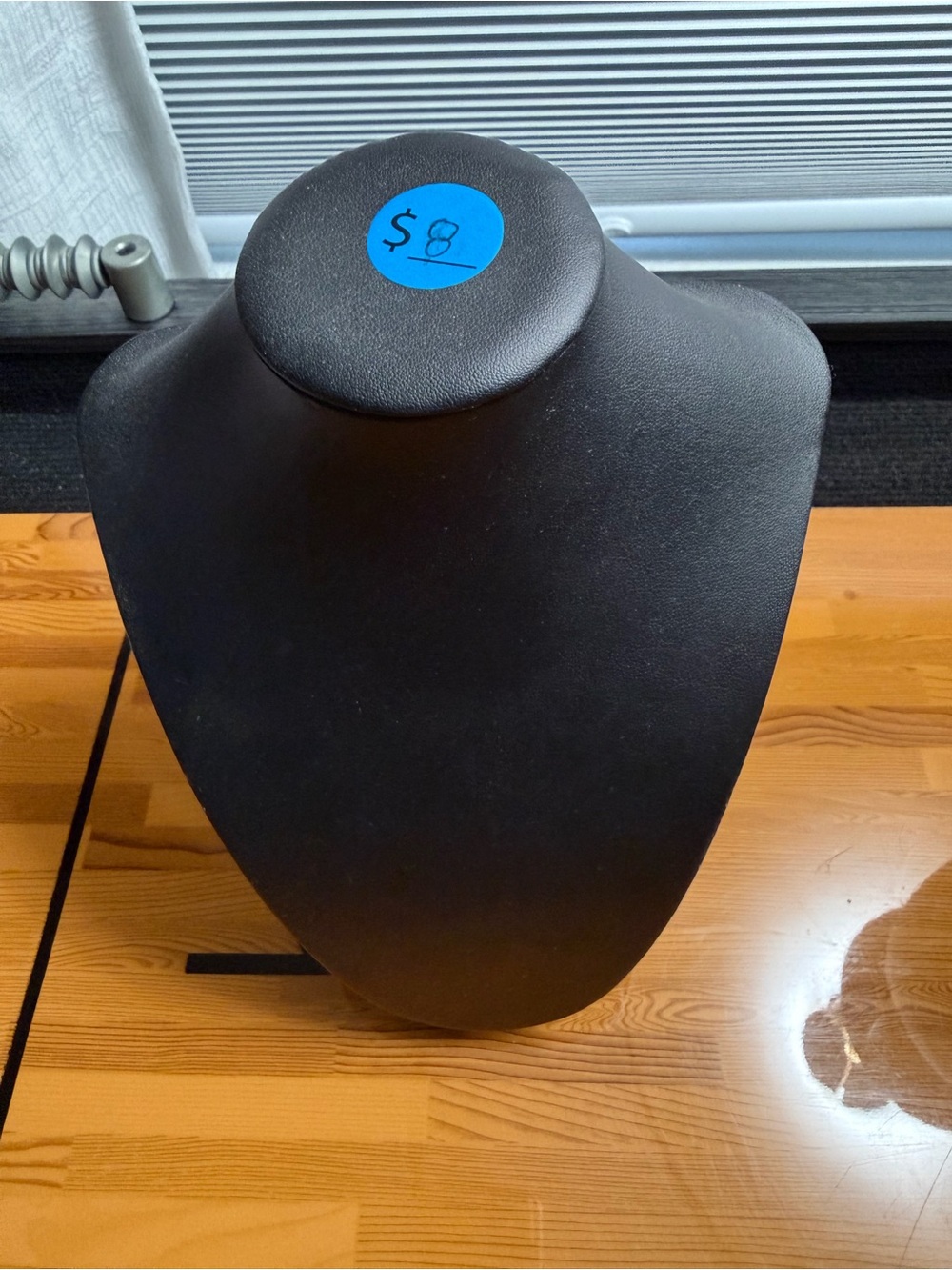 Black Jewelry Display Bust - Matte Necklace Mannequin
